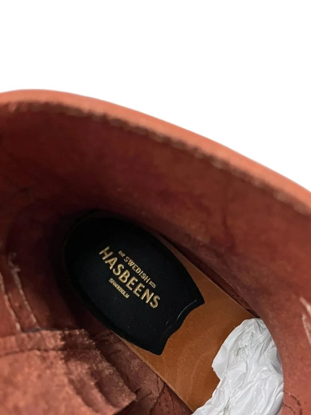 Swedish Hasbeens New Jodhpur Cognac Booties Womens Size EU 36 / US 6 NARROW
